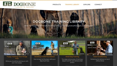 dogbone_training_library_for_hunting_dog_training